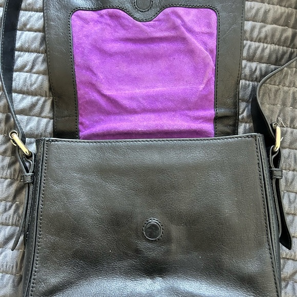 Juicy Couture black leather bag with jeweled embellishment - Picture 3 of 7